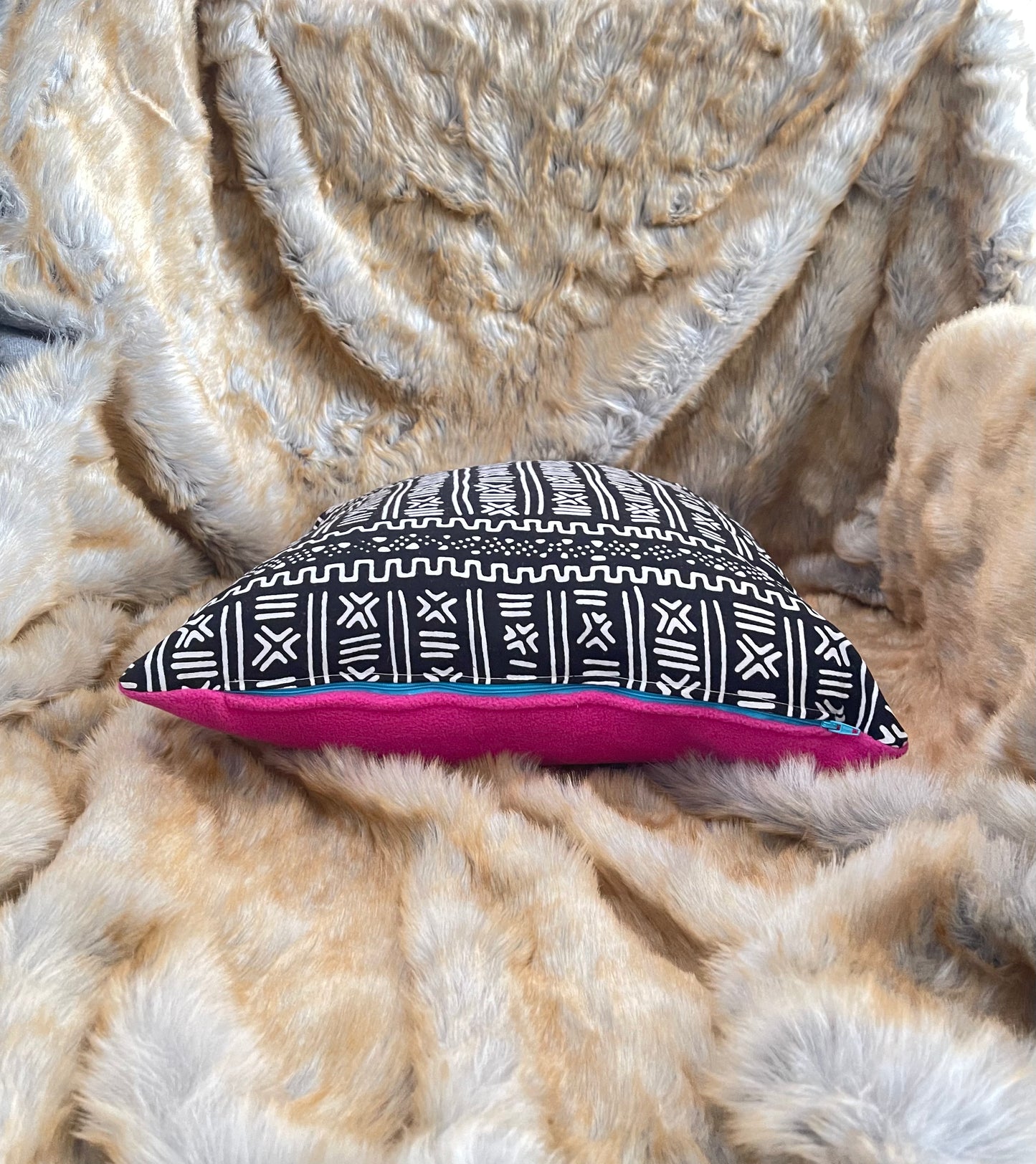 Baby Girl Tribal Print Pillow