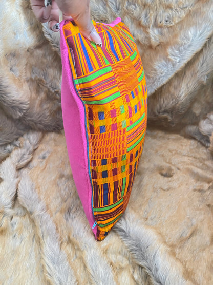 Akwaaba Kente Print Pillow