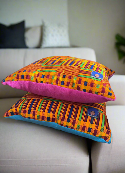Akwaaba Kente Print Pillow